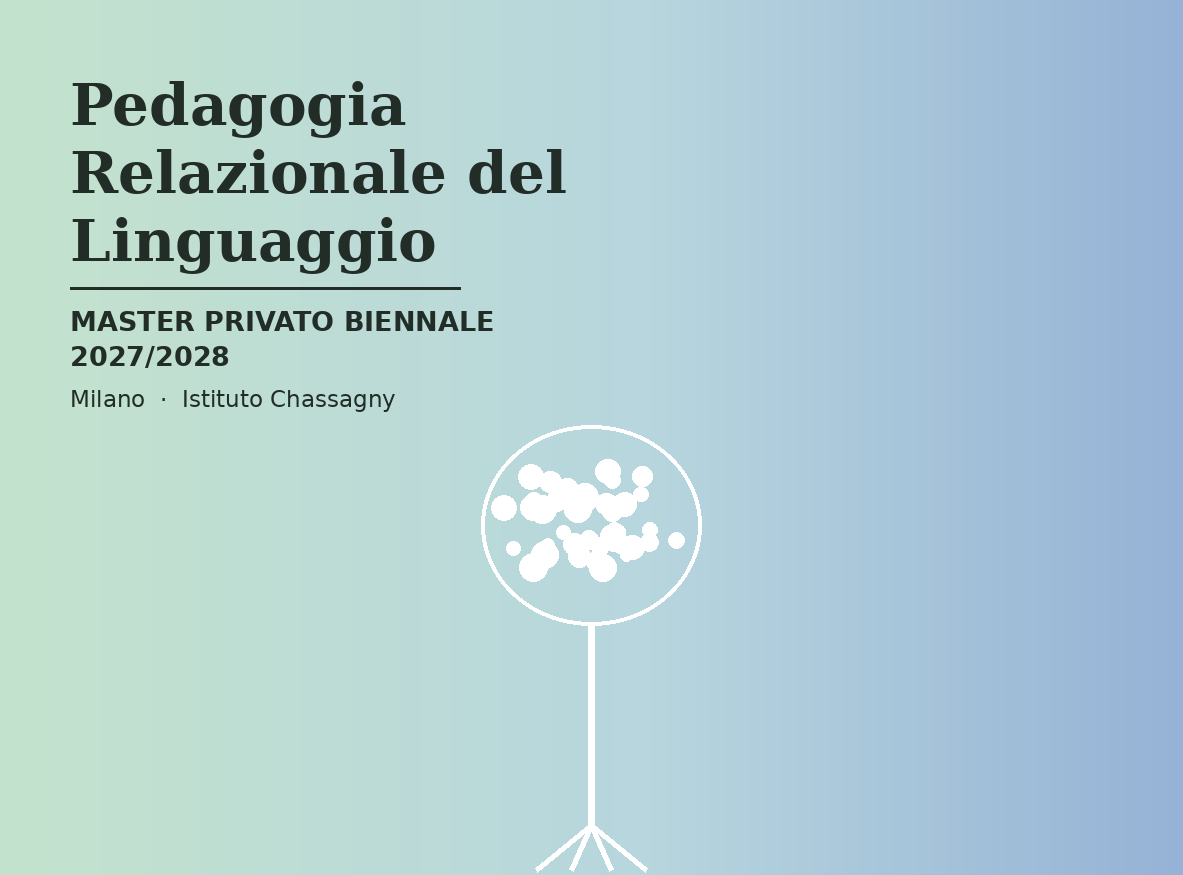 Master privato in Pedagogia Relazionale del Linguaggio 2027/2028