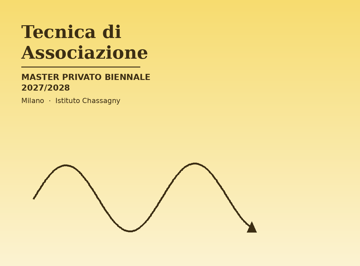 Master privato biennale in Tecnica di Associazione 2027/2028